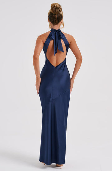 Etta Maxikleid - Marineblau