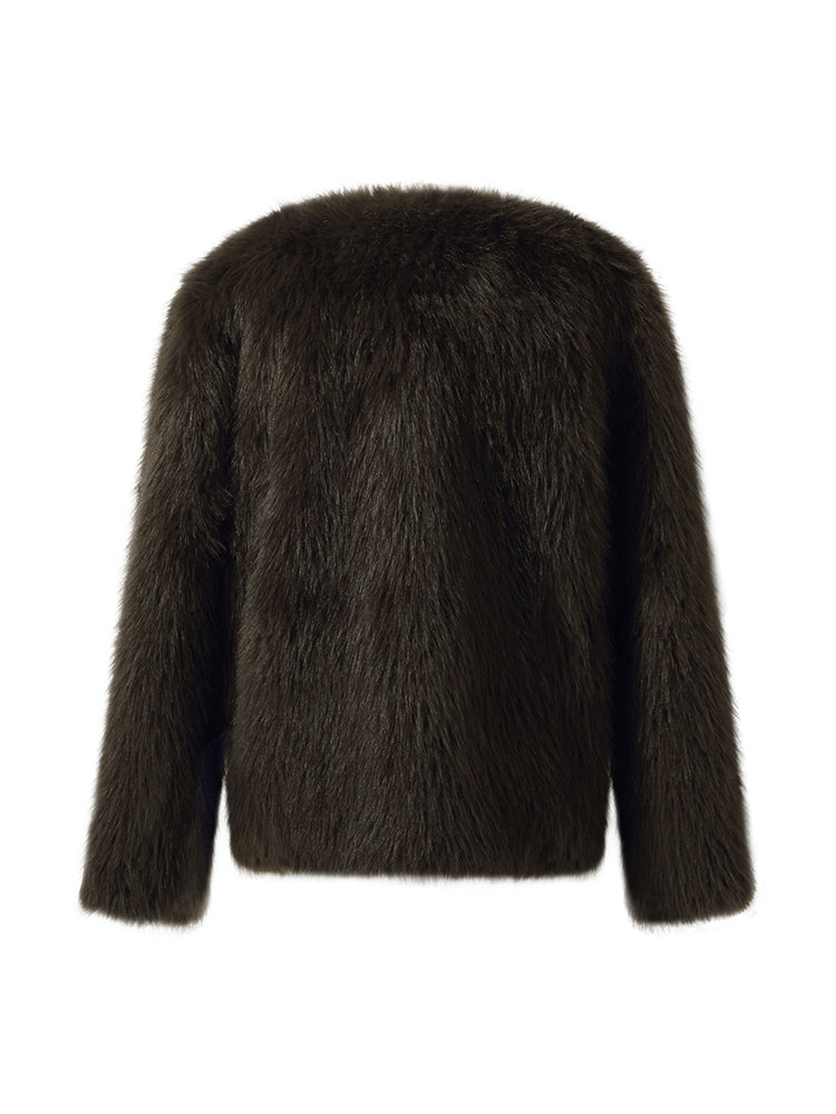 Eco-Friendly Fur Women's Short Coat 