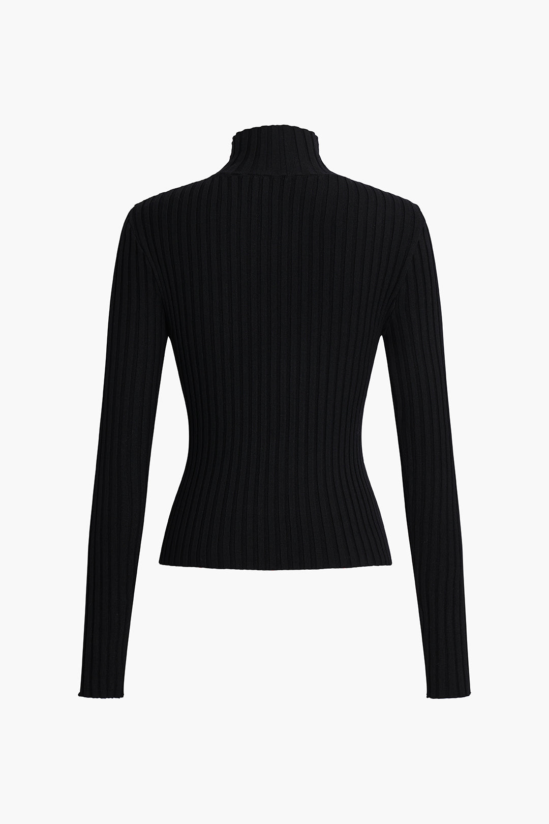 Knitted Leather Pocket Cardigan