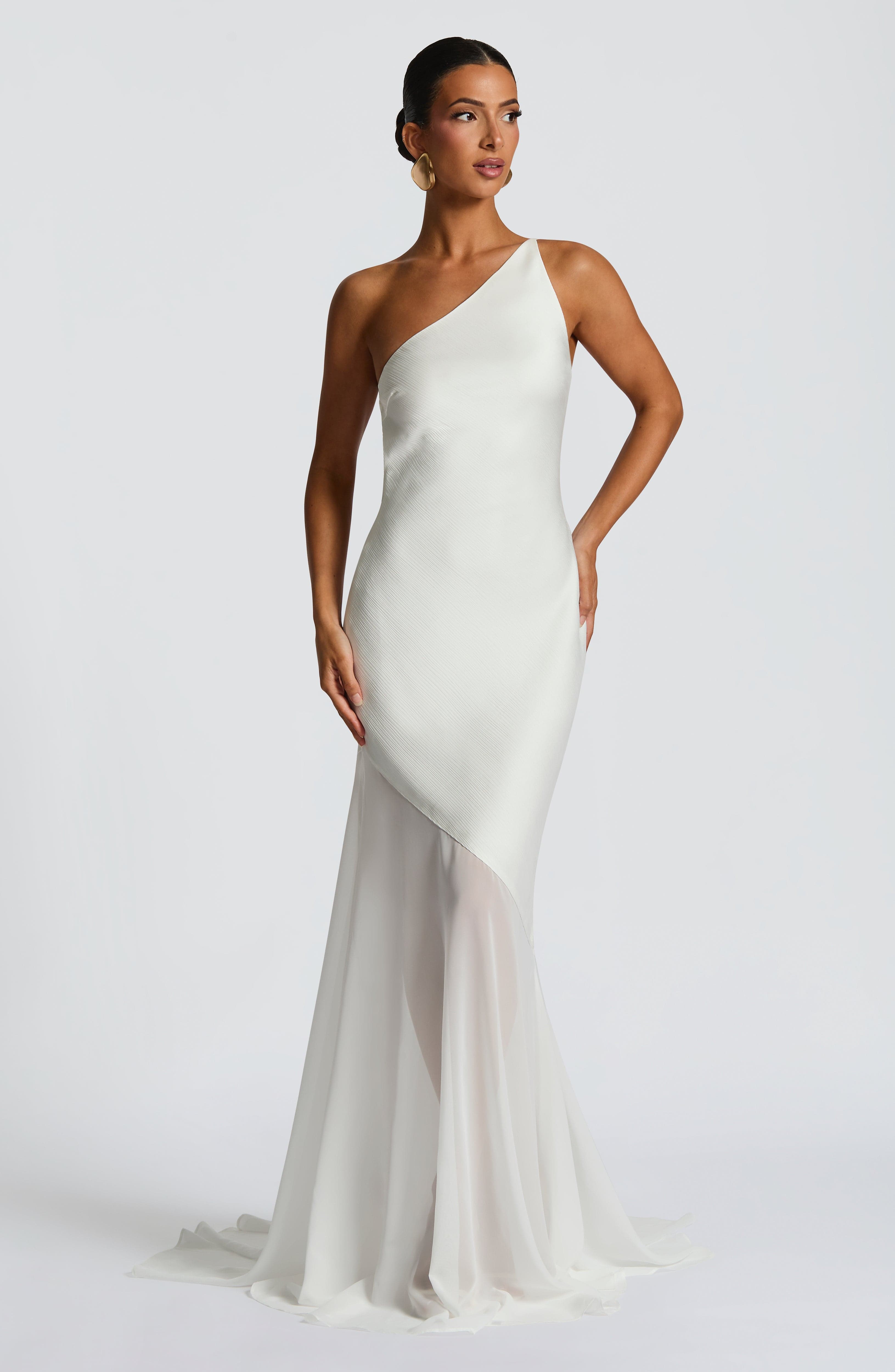 Fable Maxi Elbise - Beyaz