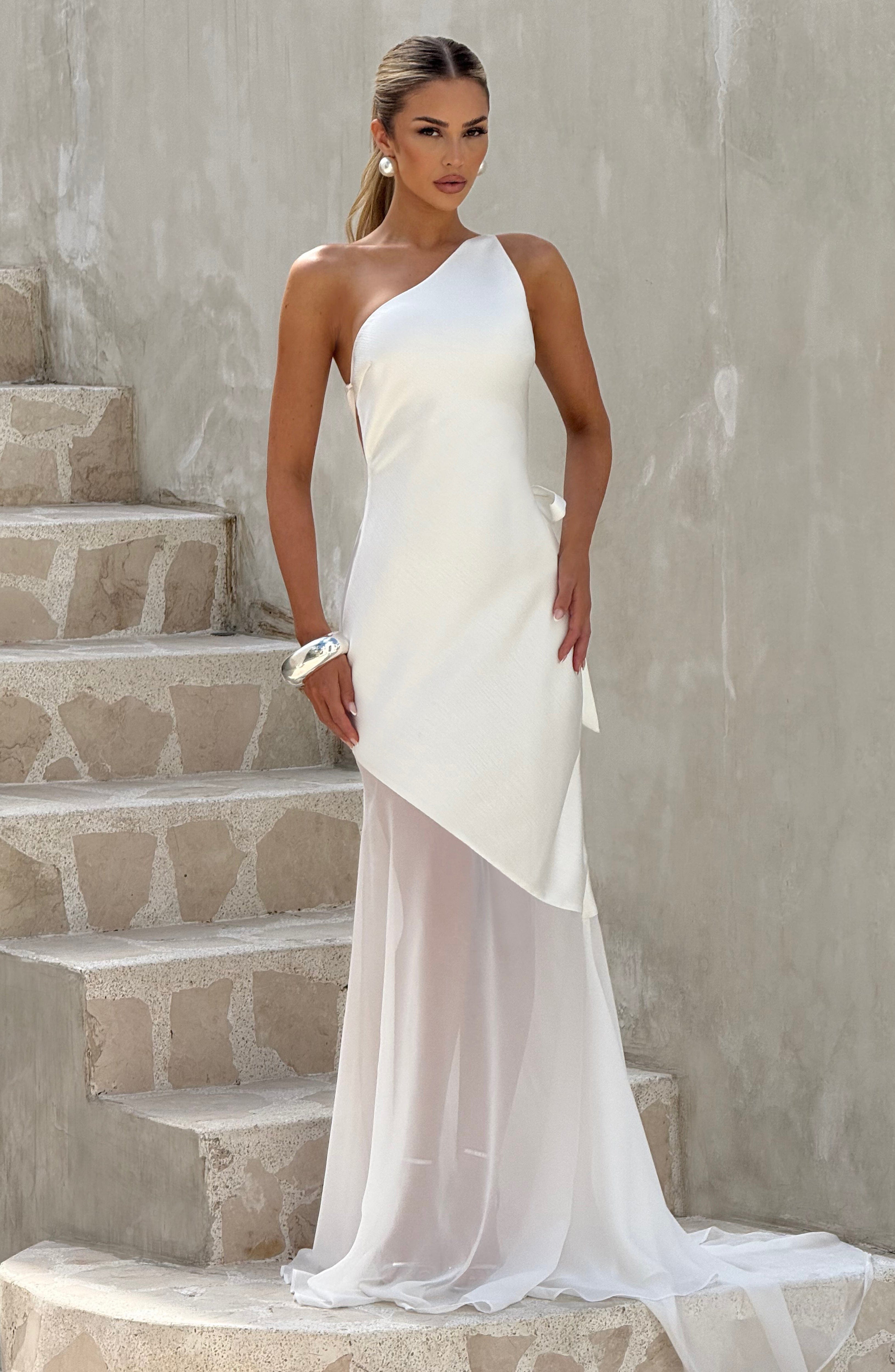 Fable Maxi Elbise - Beyaz