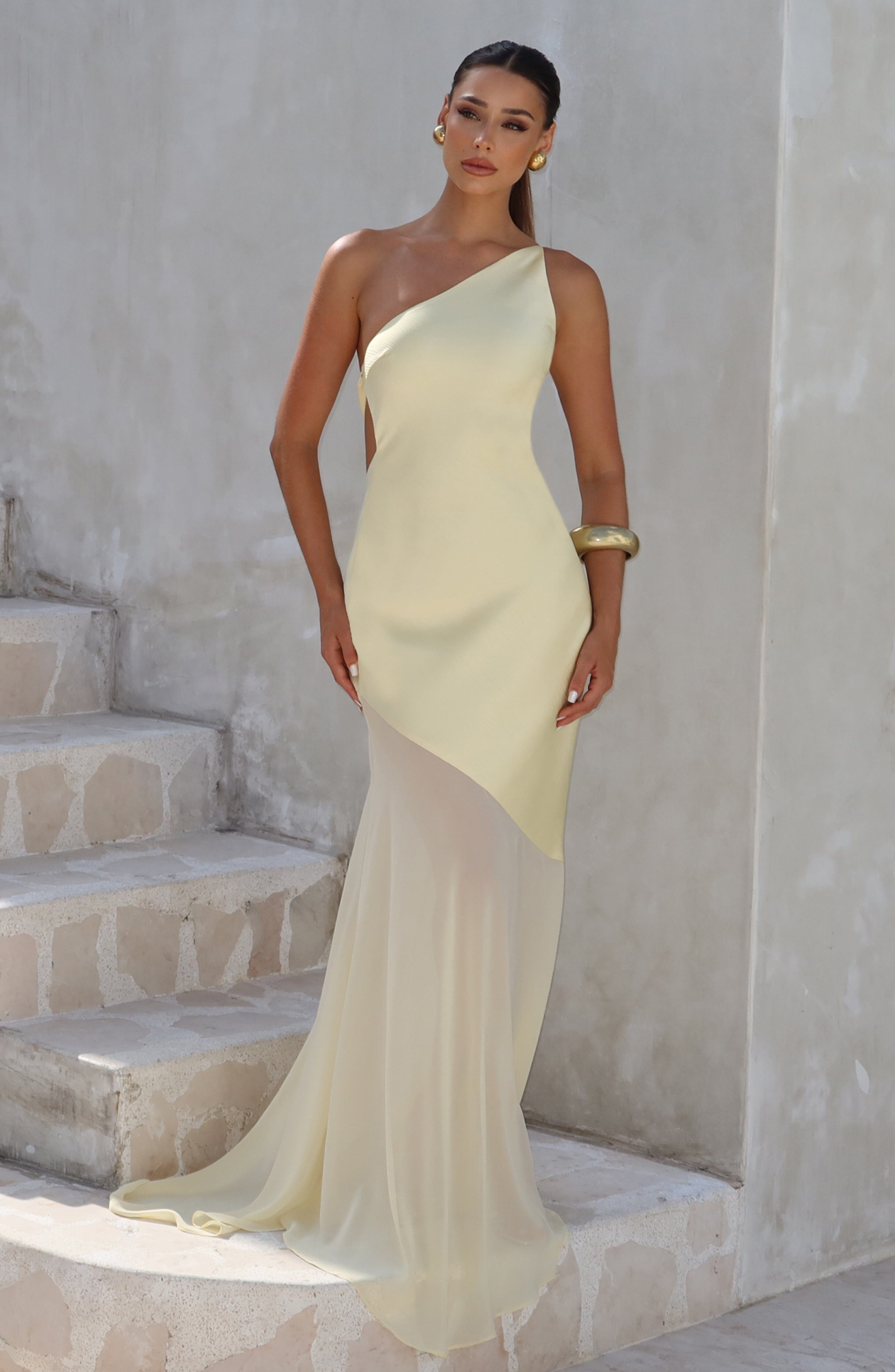 Fable Maxi Elbise - Sarı
