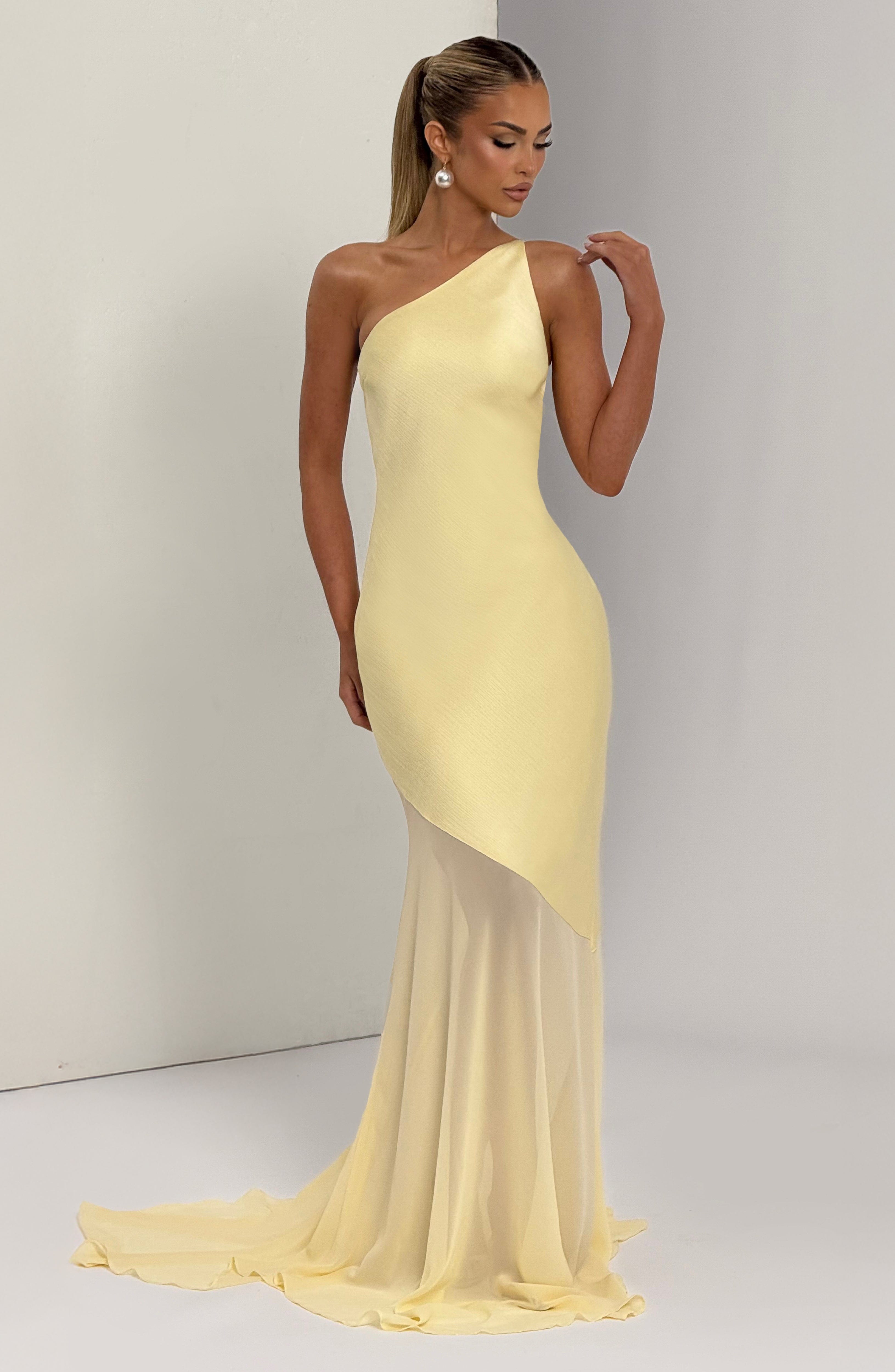 Fable Maxi Elbise - Sarı