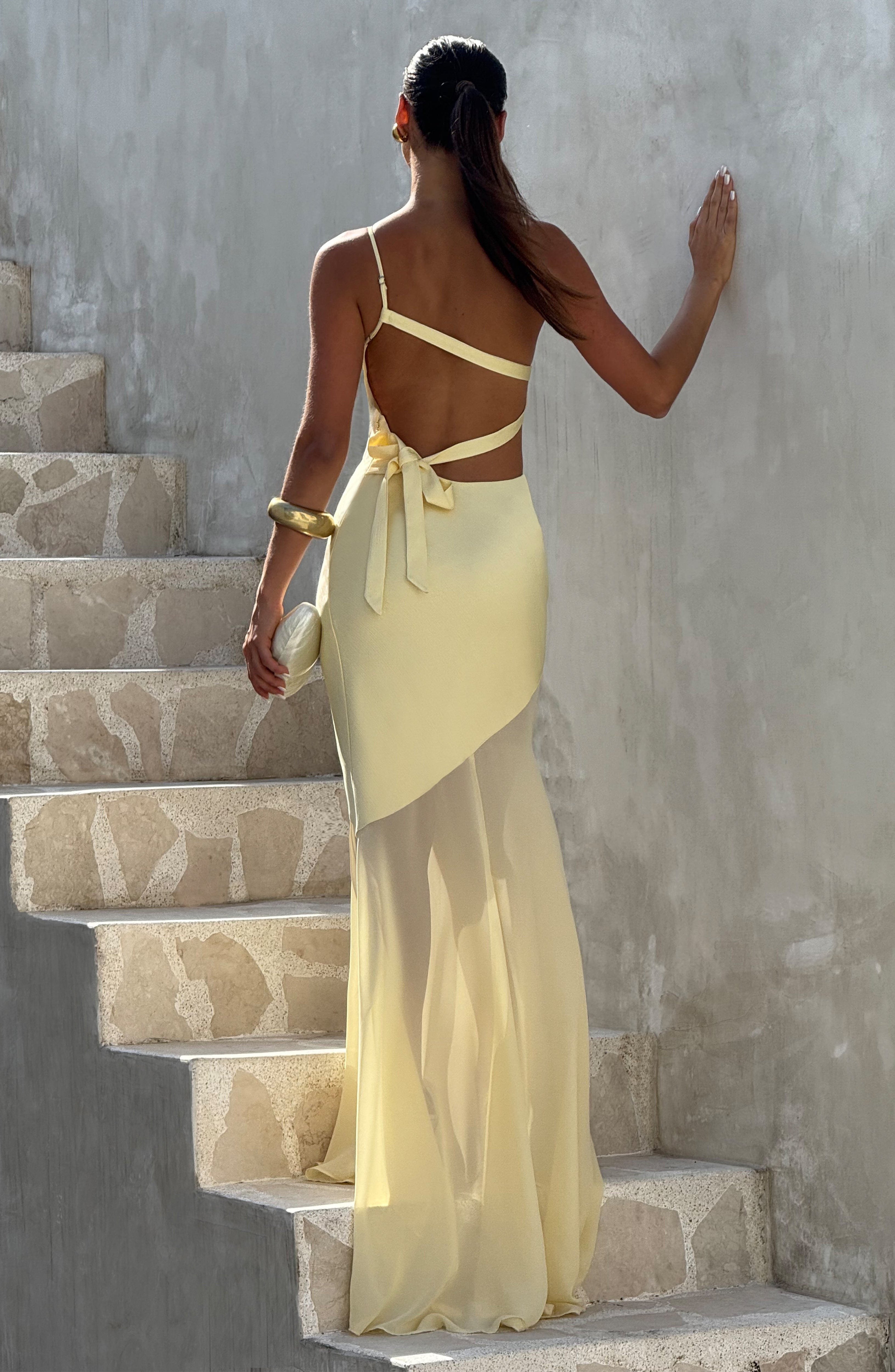 Fable Maxi Elbise - Sarı