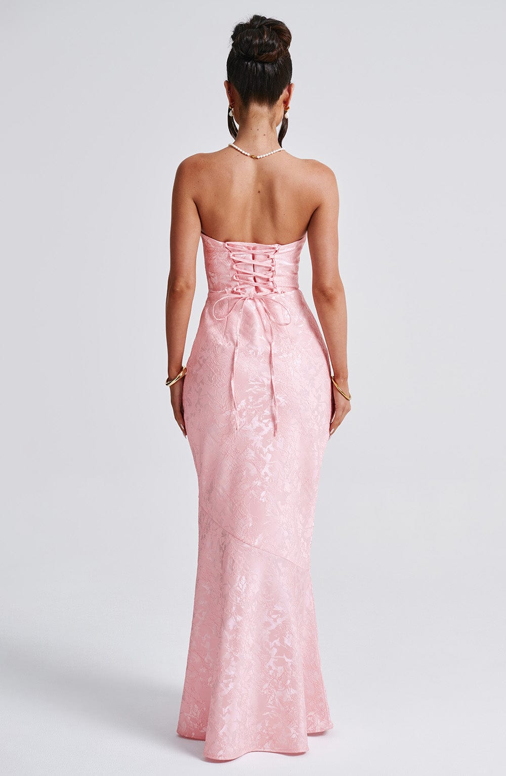 Felicity Maksi Elbise - Pembe