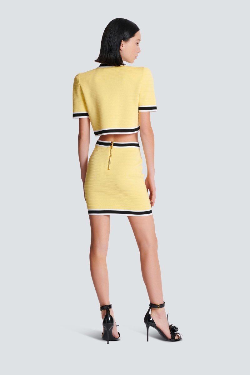 Frances Elasticated Knit Skirt Set