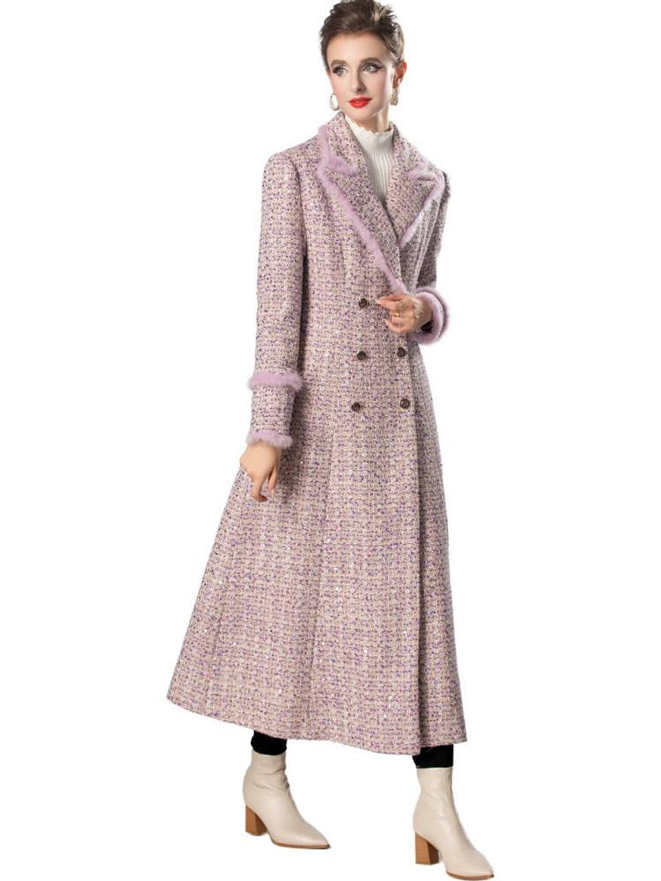 Lustre Plume Coat
