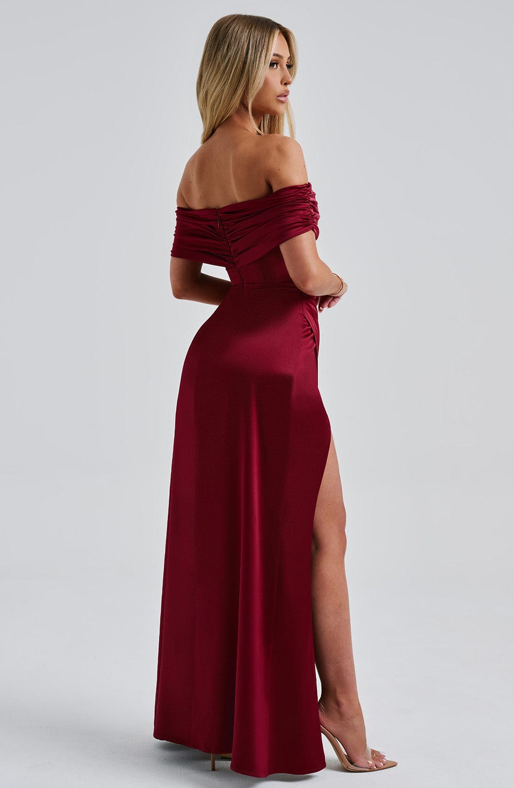 Gwendolyn Maxikleid - Burgunderrot