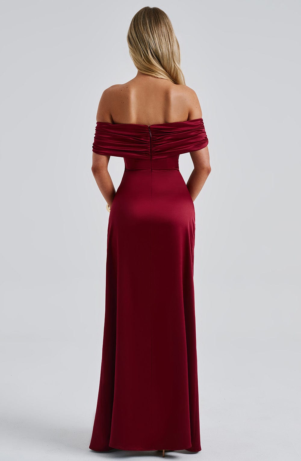 Gwendolyn Maxikleid - Burgunderrot