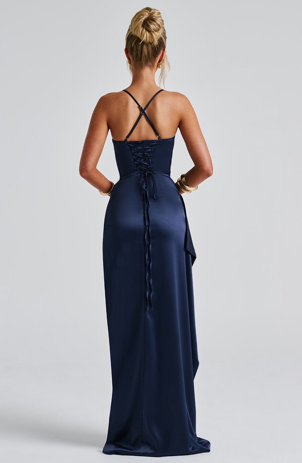 Helen Maxikleid – Marineblau