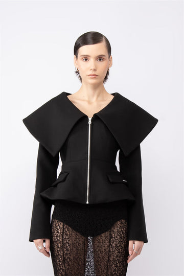 Vera Plus Size Kragenjacke