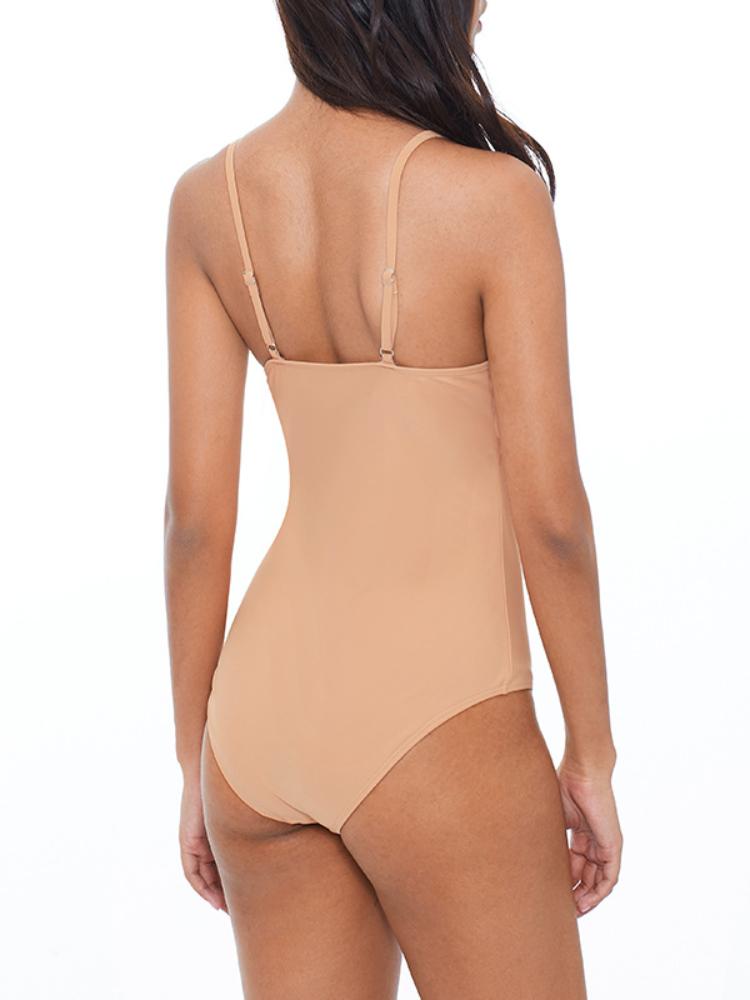 Irene Badeanzug mit Schmetterlingsstickerei