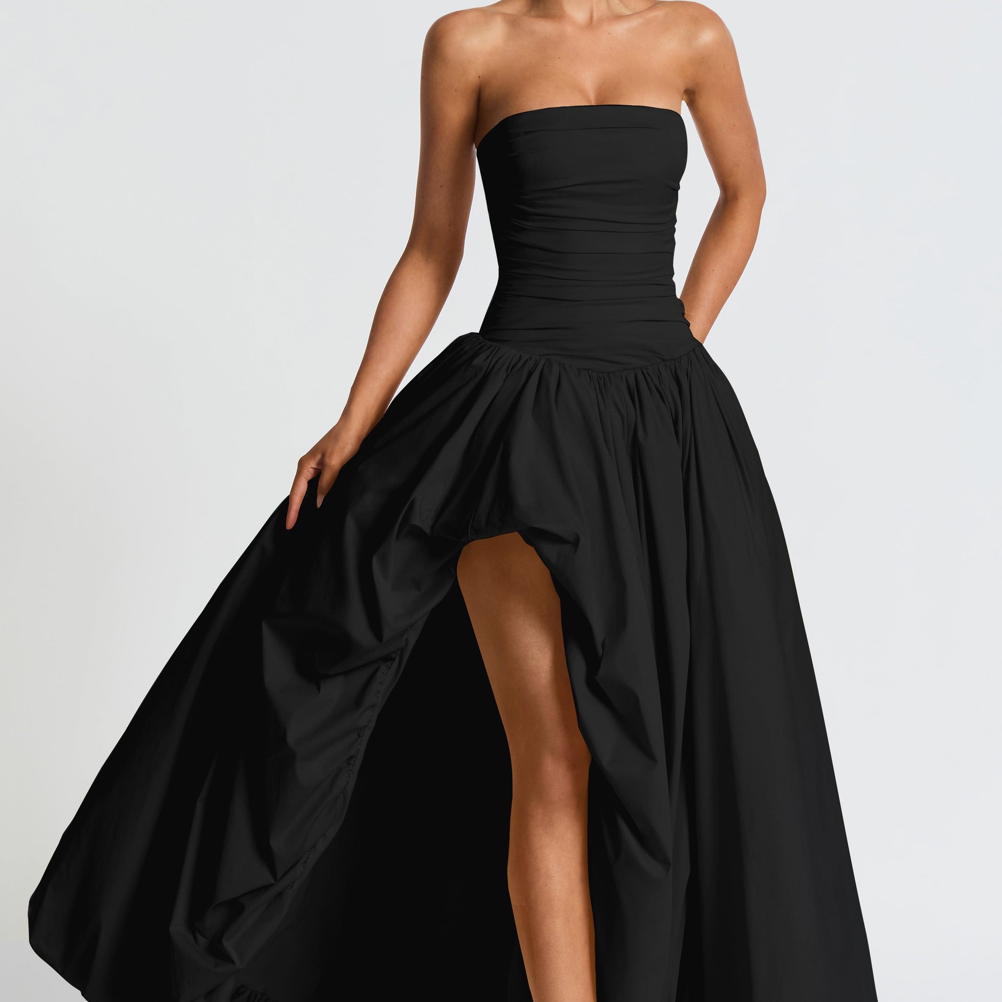 Jillian Maxi Elbise - Siyah