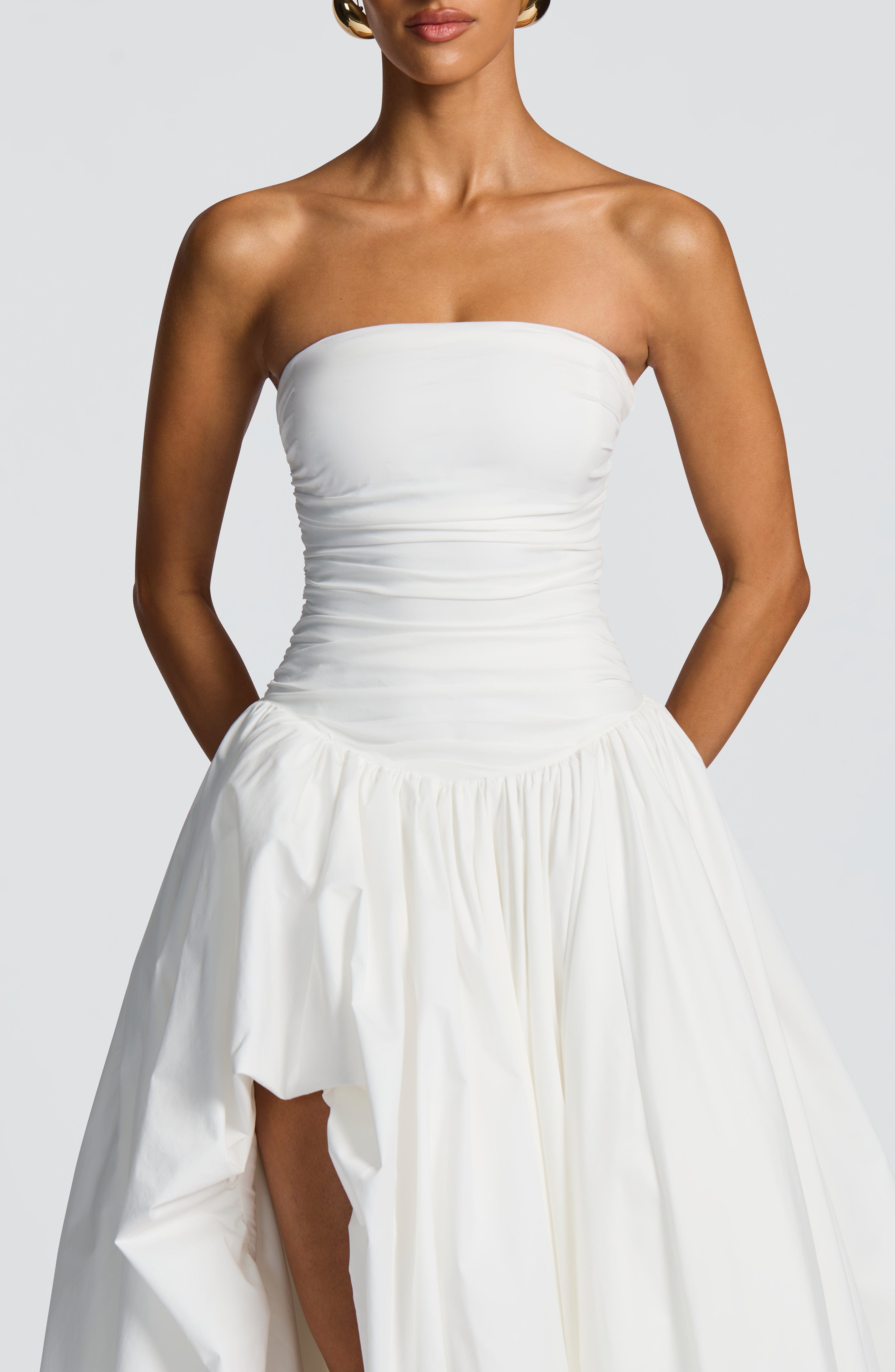 Jillian Maxi Elbise - Beyaz
