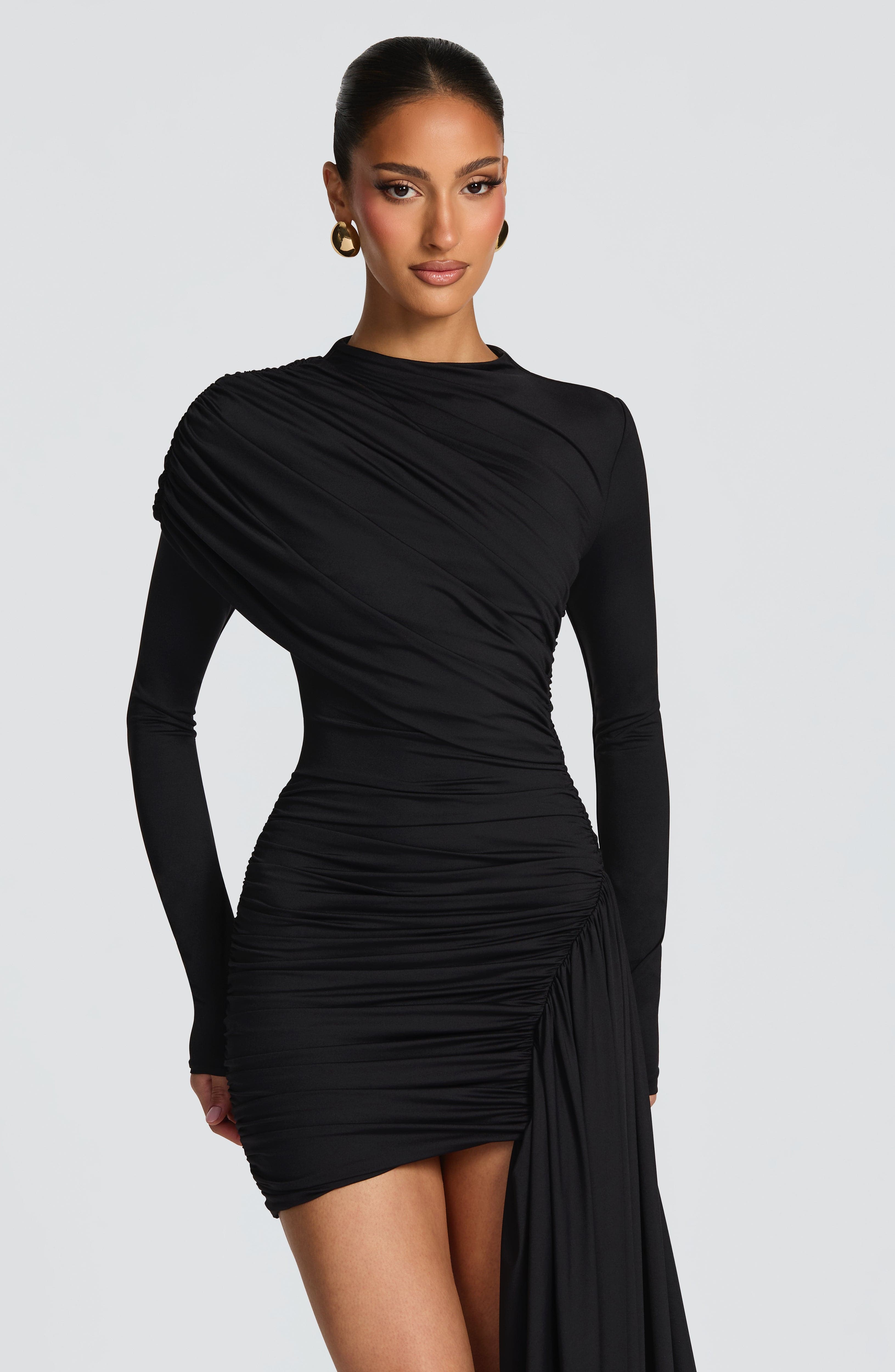 Jovanna Mini Elbise - Siyah