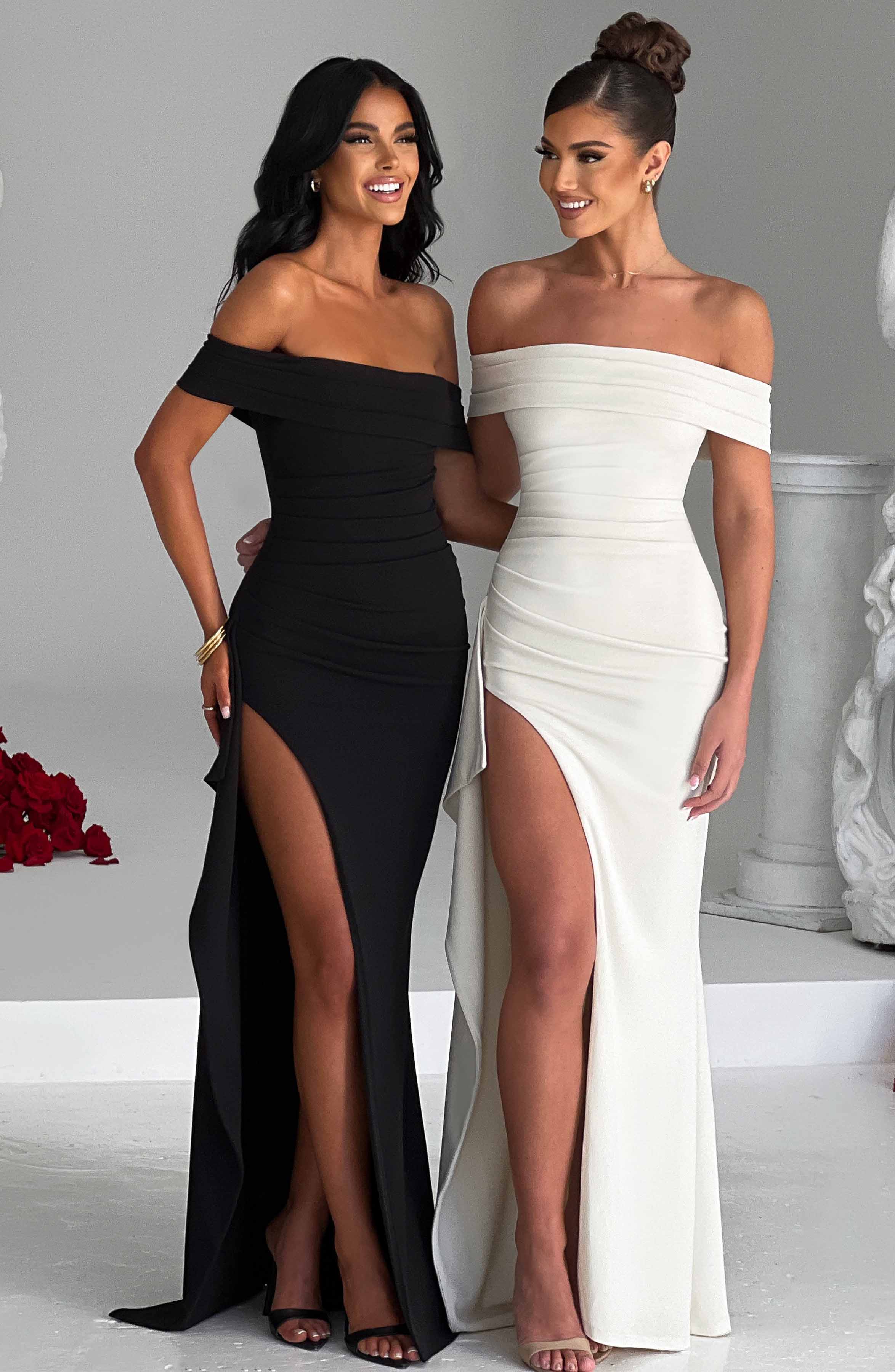 Joyce Maxi Elbise - Fildişi