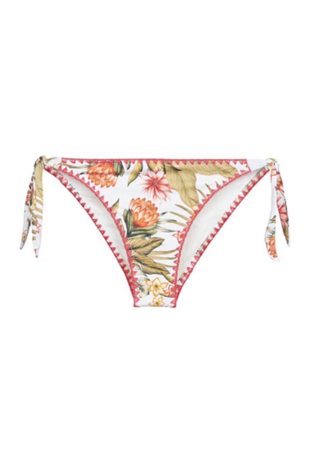 Bikini mit Katzenprint und Stickerei