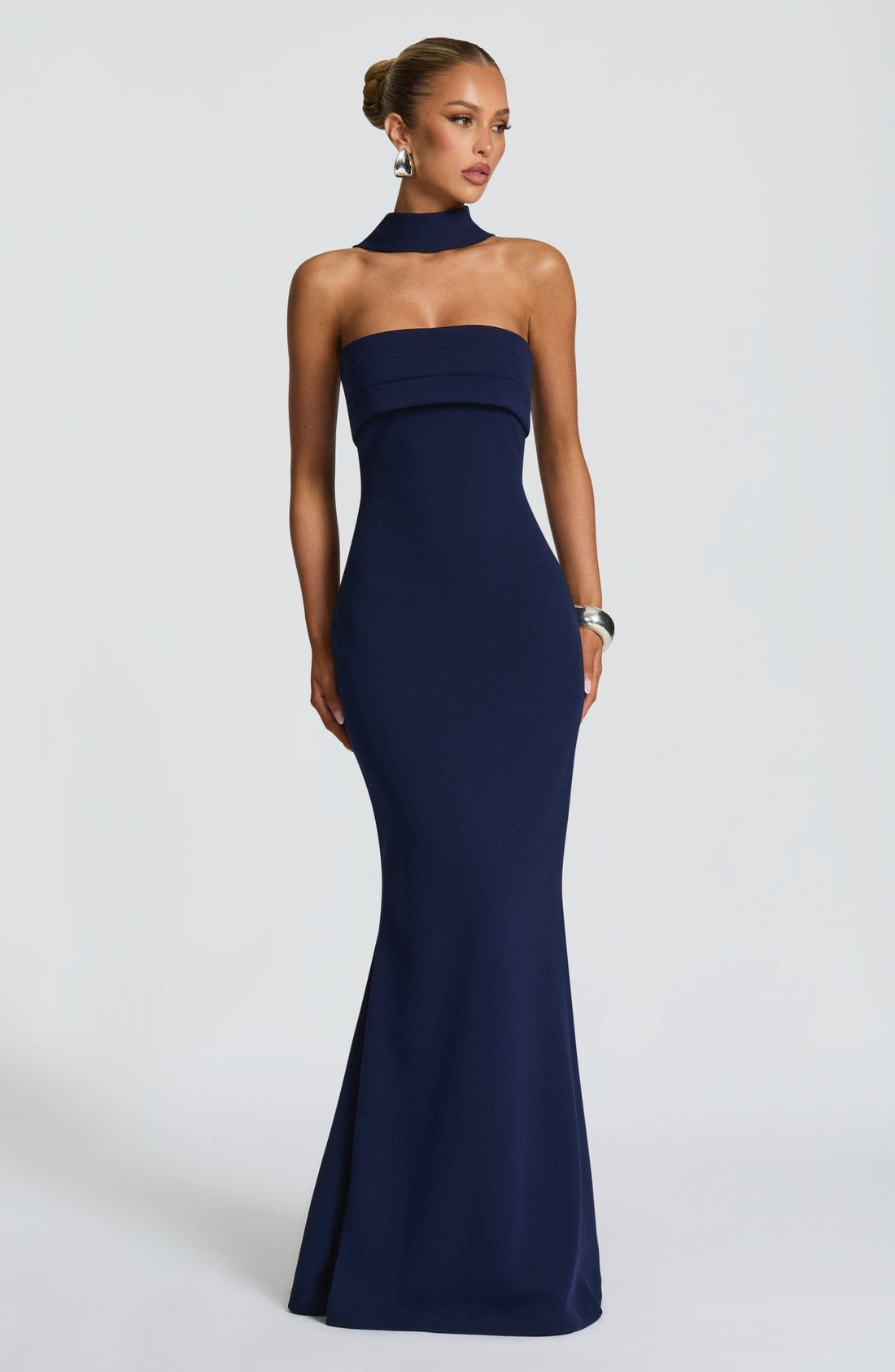 Leura Maxi Elbise - Lacivert