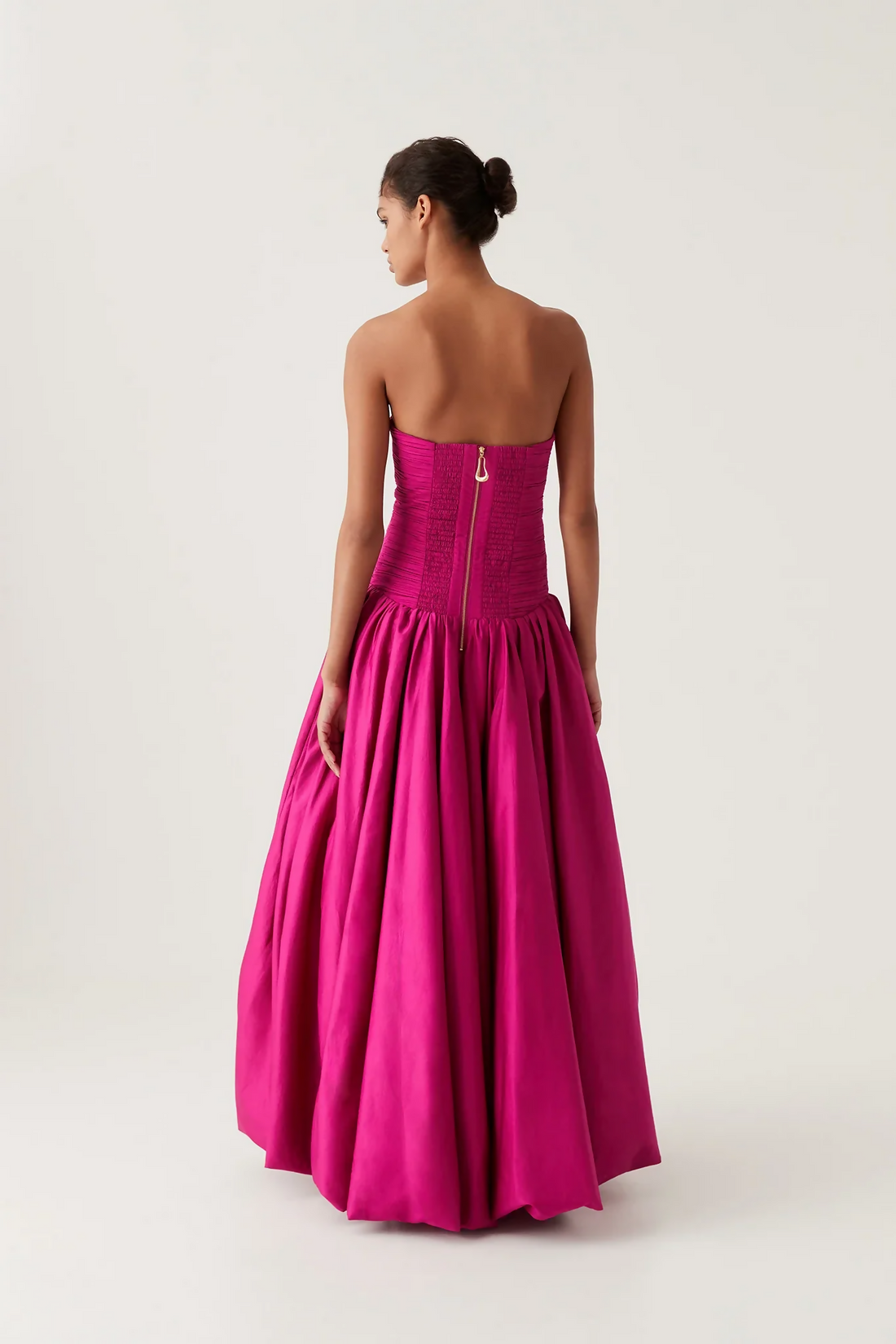 Aje Bubble Violette Maxikleid