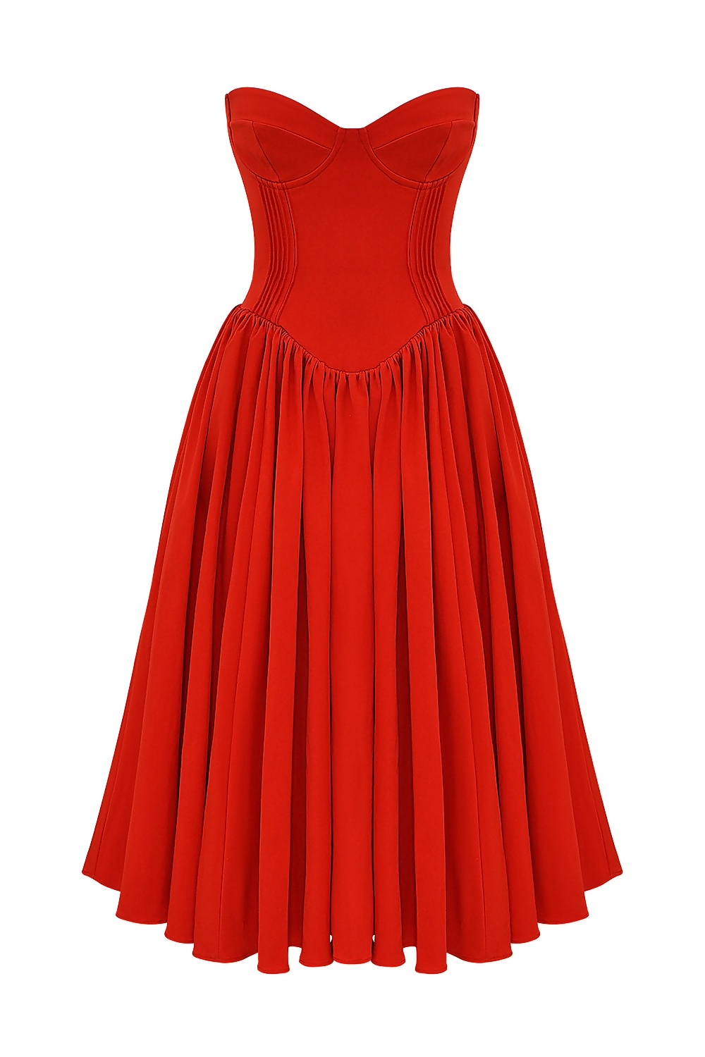 House of CB Elizabeth Midi Dress - Red