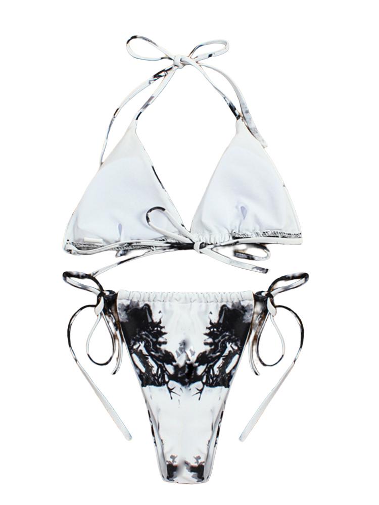 Mabel Bleach Desenli Bikini