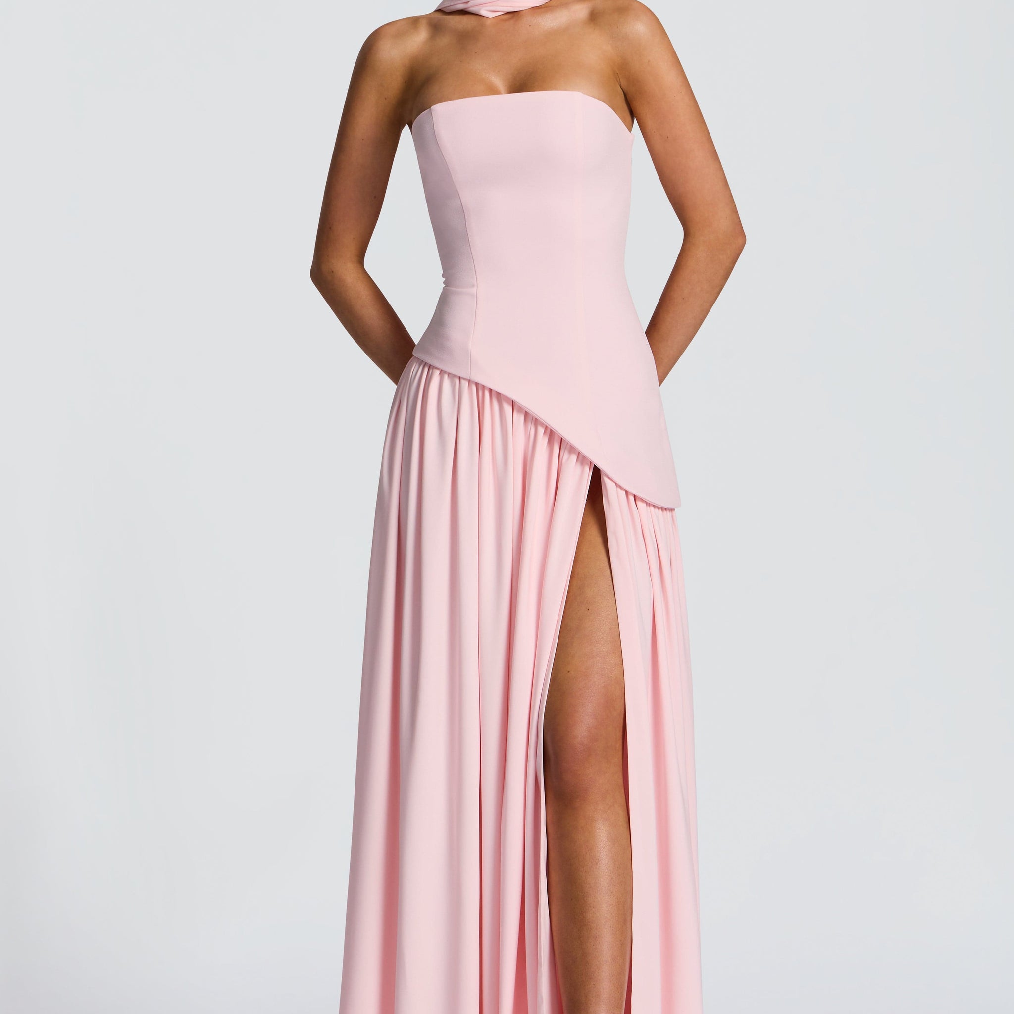 Maliyah Maxi Elbise - Pembe