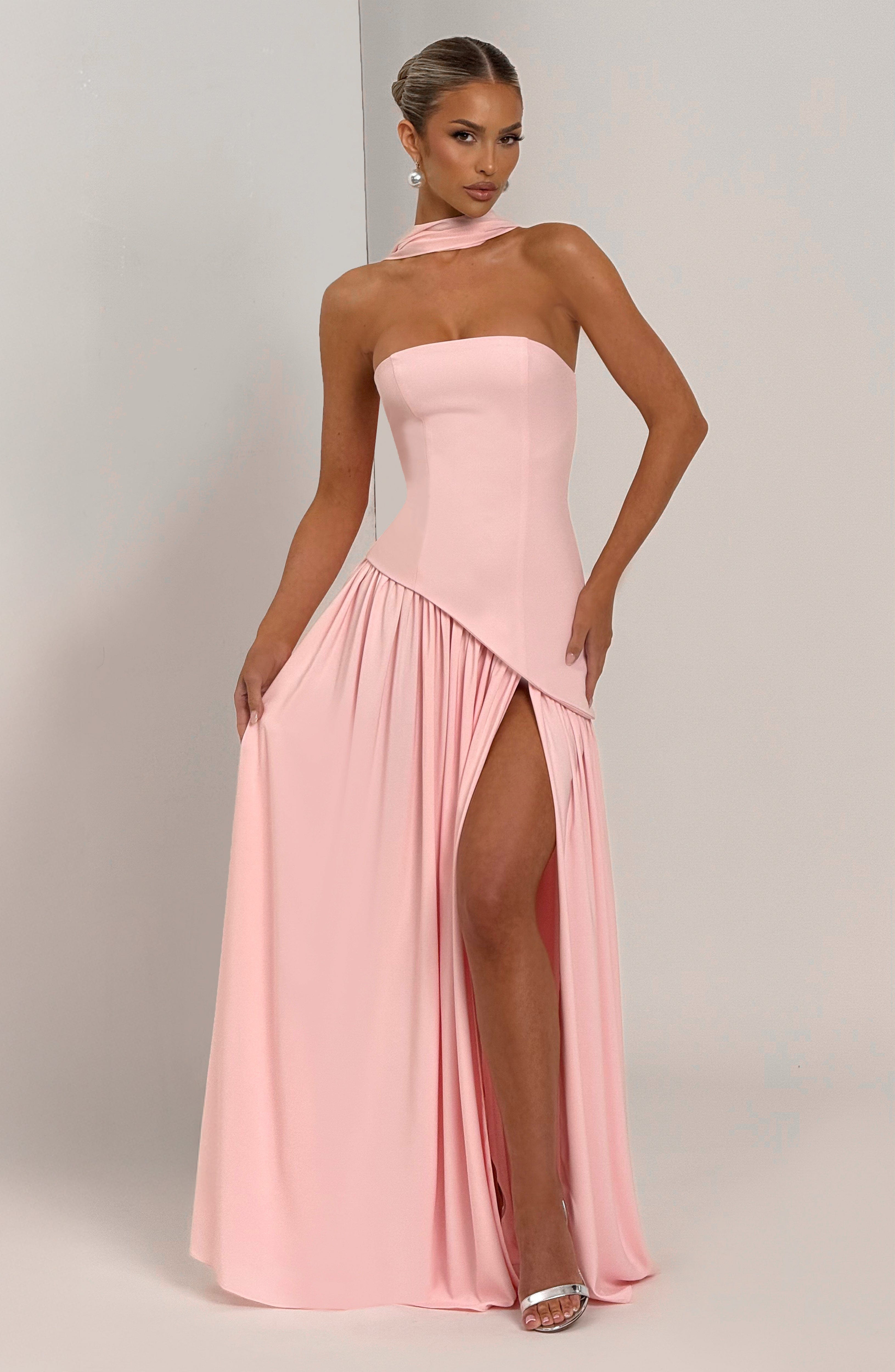Maliyah Maxi Elbise - Pembe