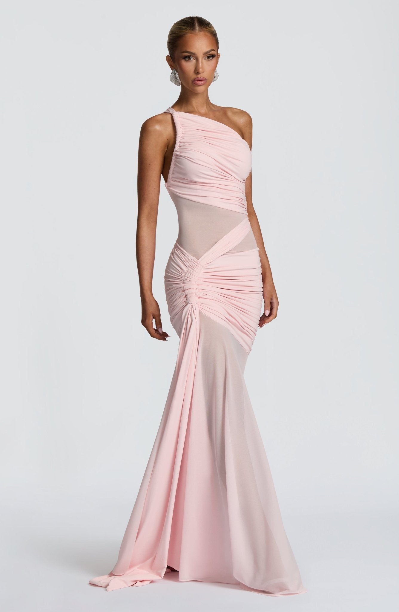 Marianne Maxi Elbise - Pembe