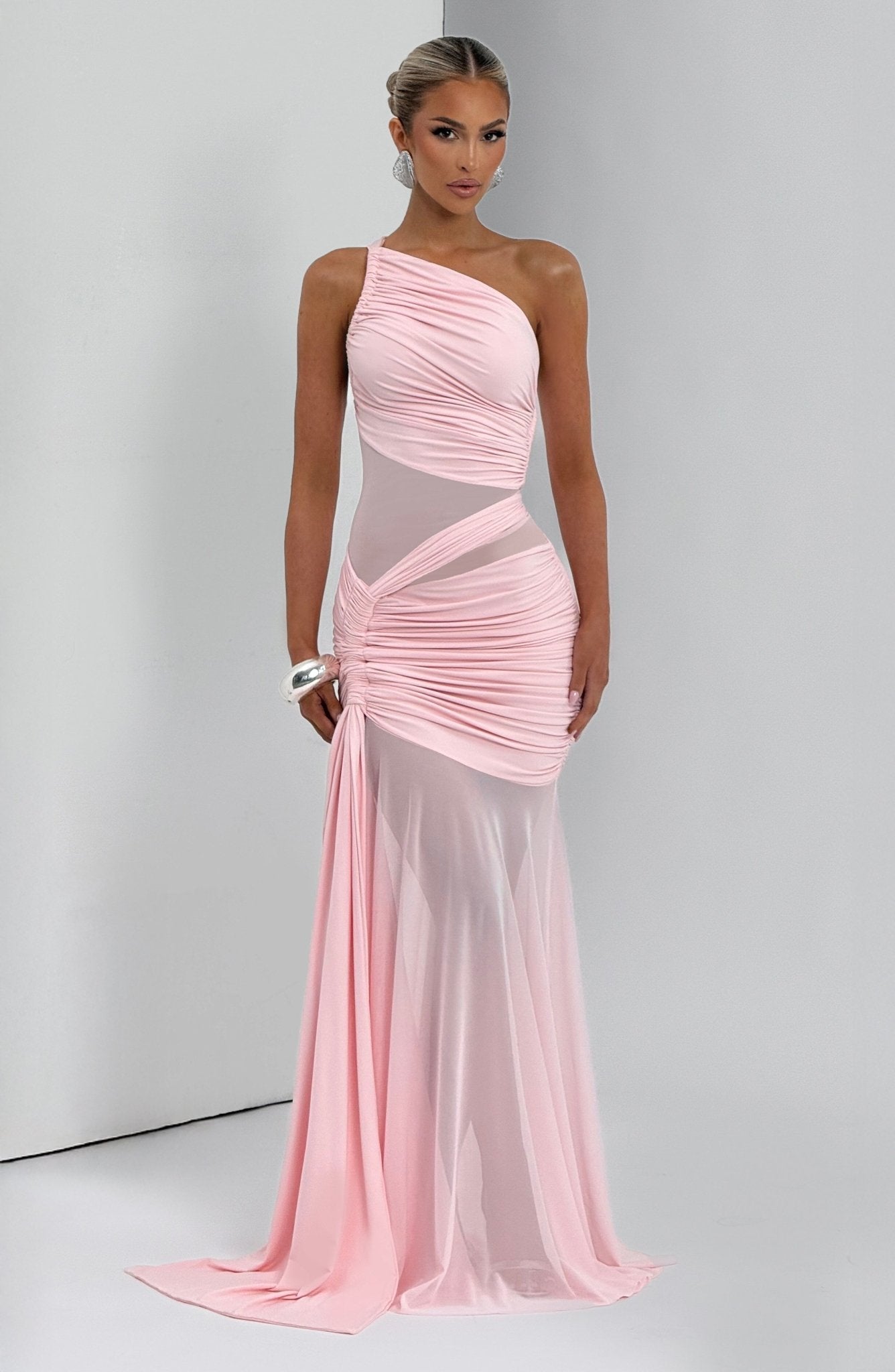Marianne Maxi Elbise - Pembe