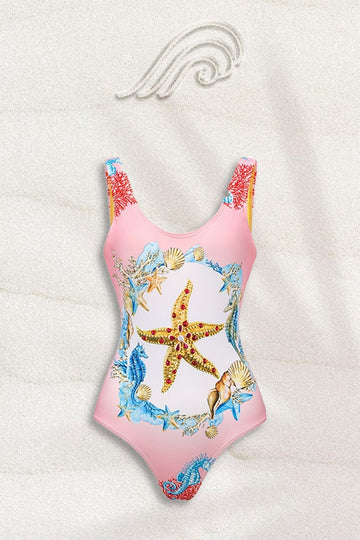 Mavis Starfish Print Swimsuit