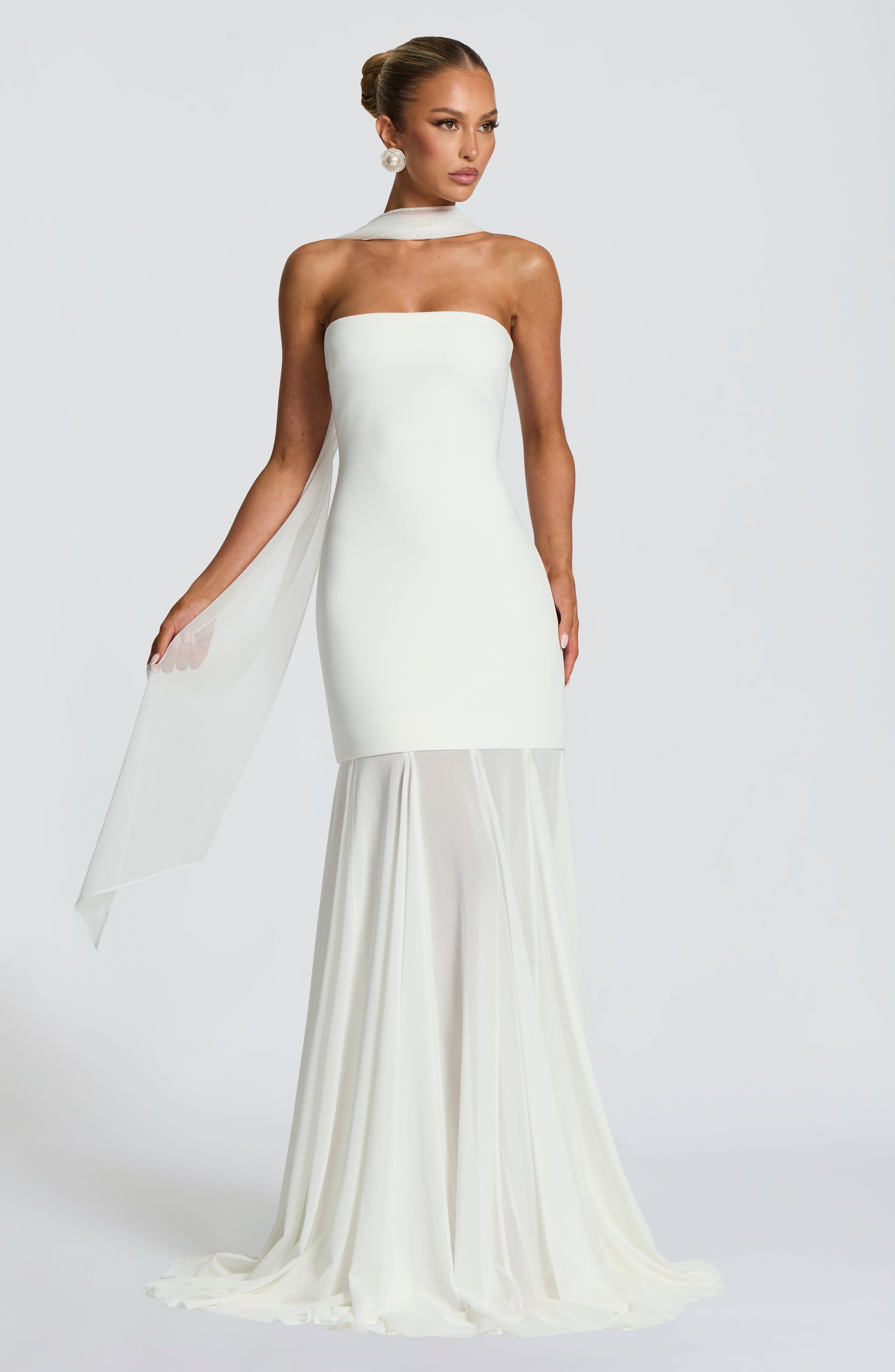 Merritt Maxikleid - Elfenbein