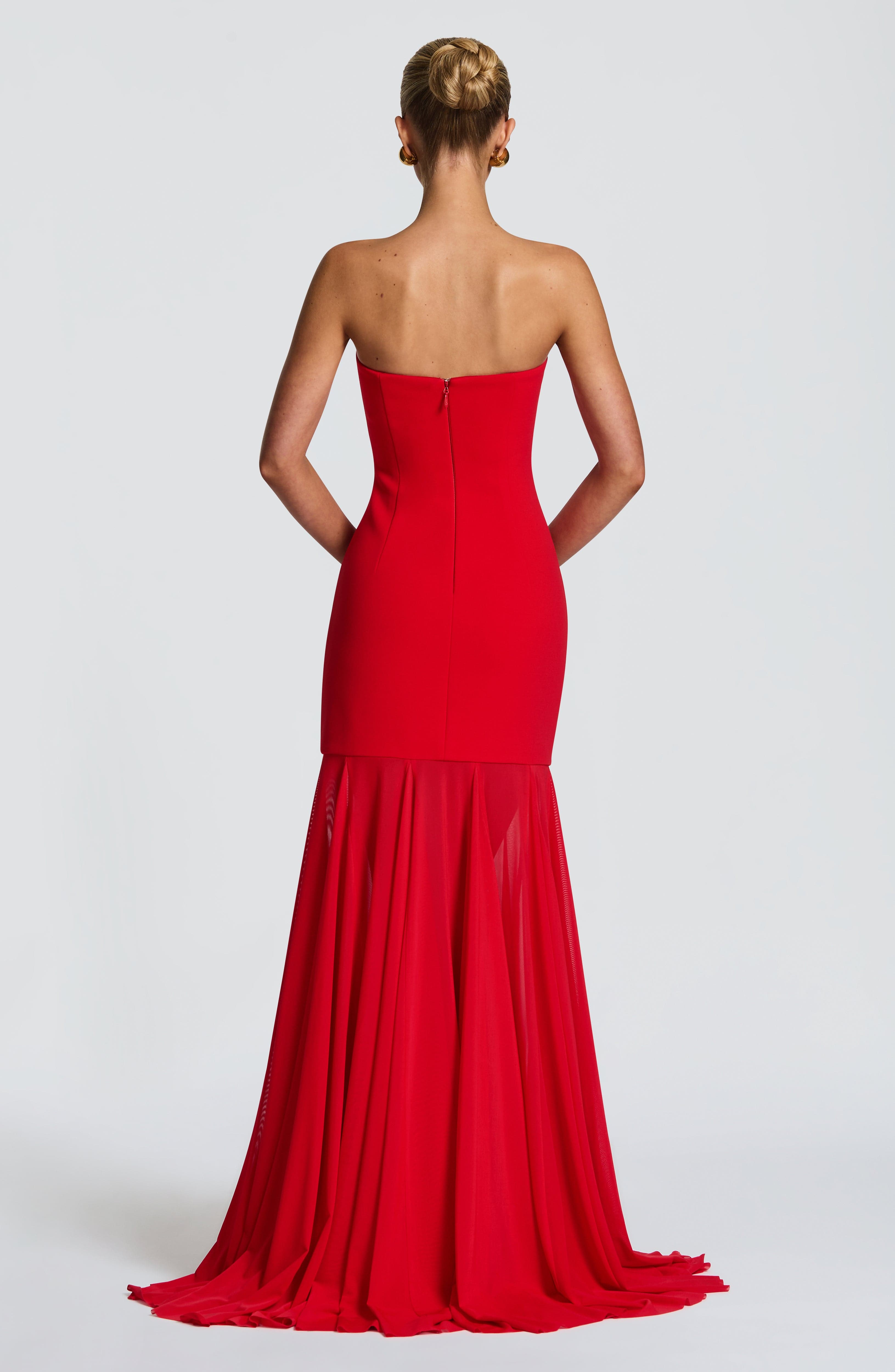 Merritt Maxikleid - Rot