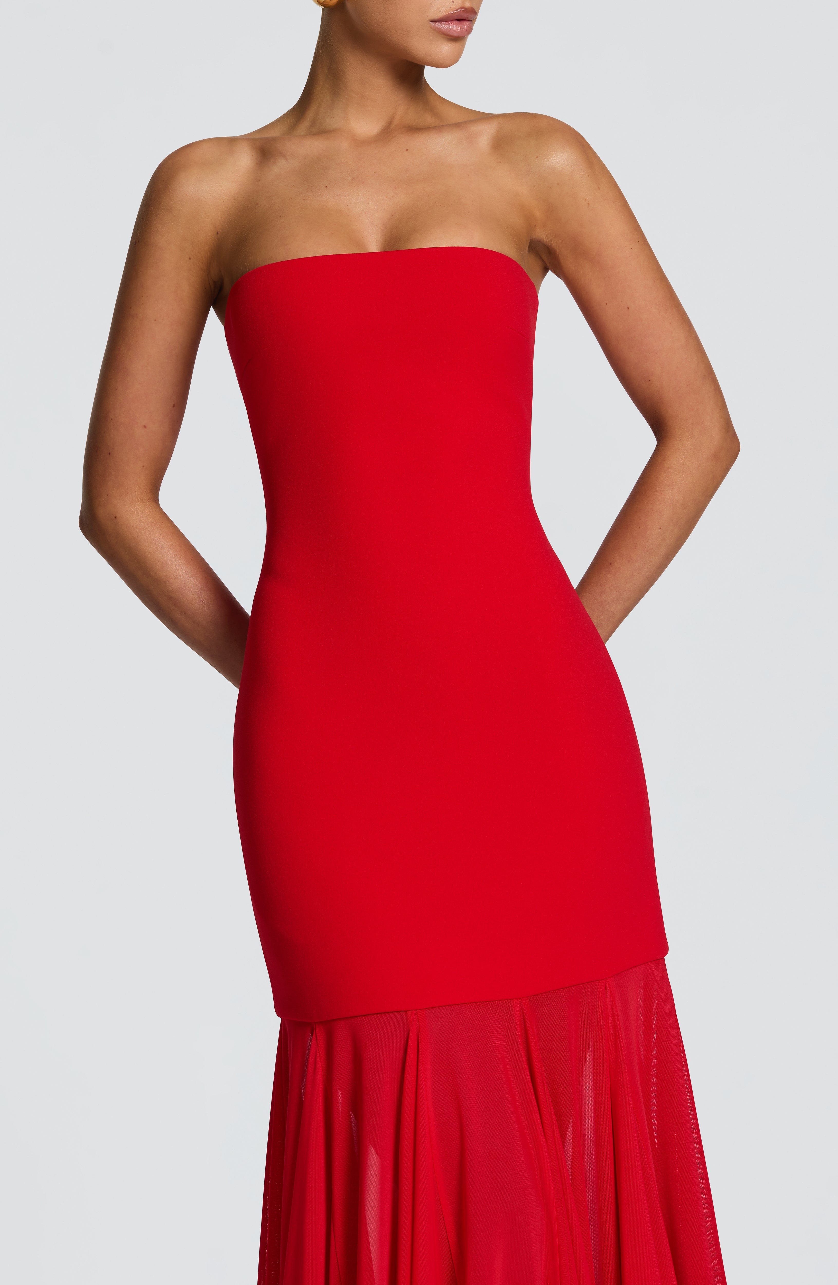 Merritt Maxikleid - Rot