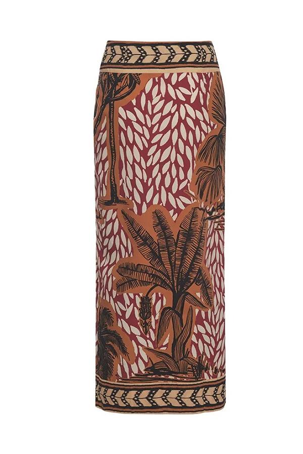 Moira Printed Three-Piece Bikini Set