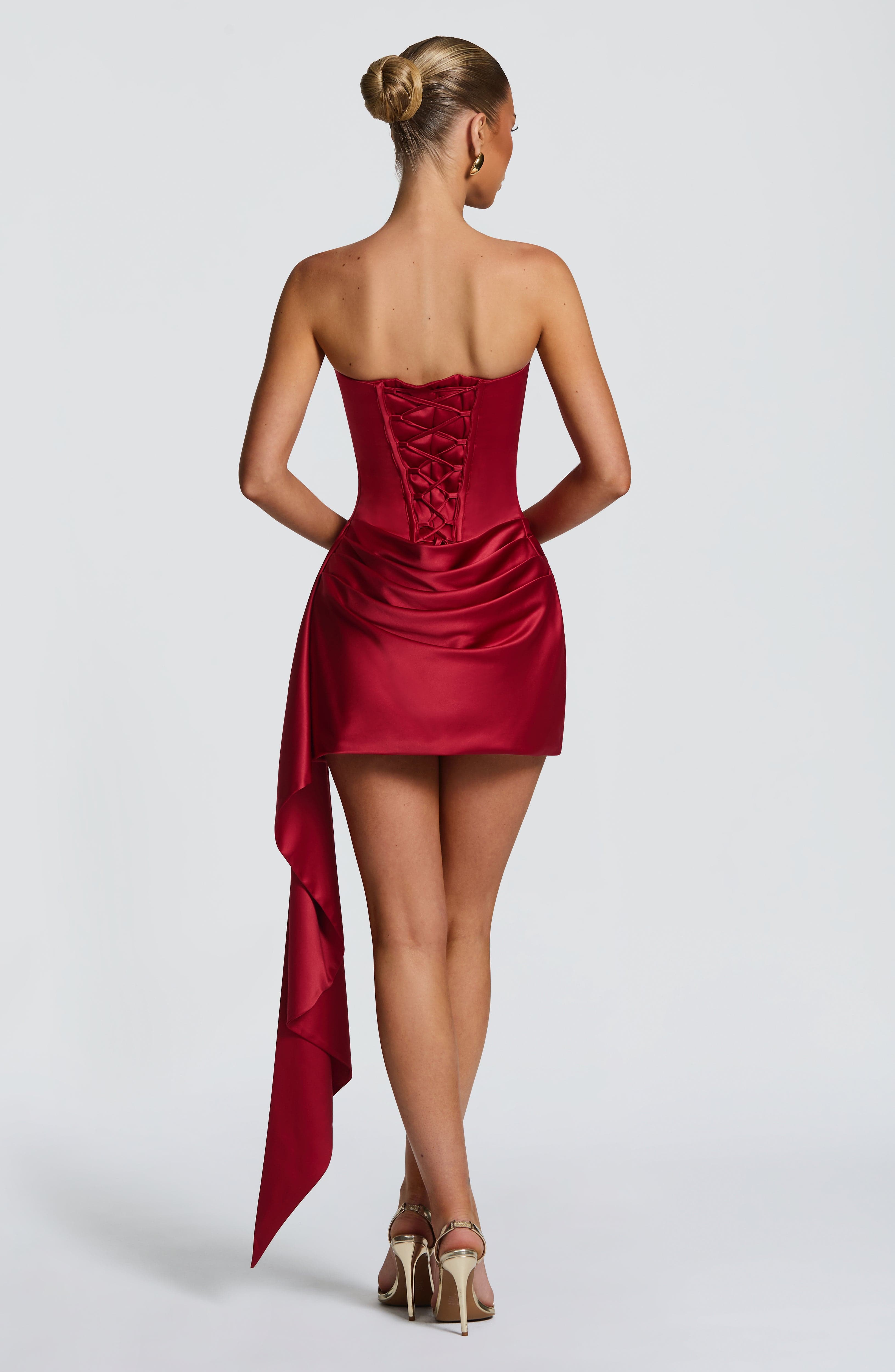 Mona Mini Dress - Red