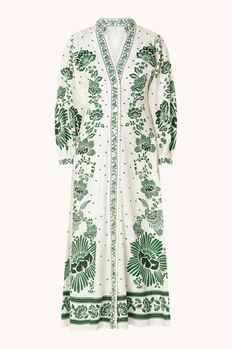 Nalin Printed Long Blouse Dress