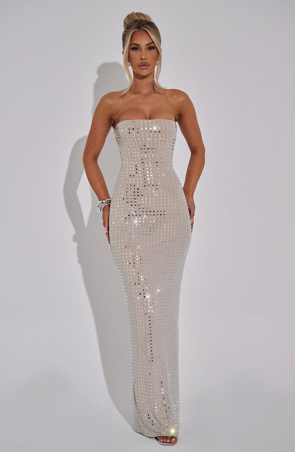 Neriah Maxikleid - Silber