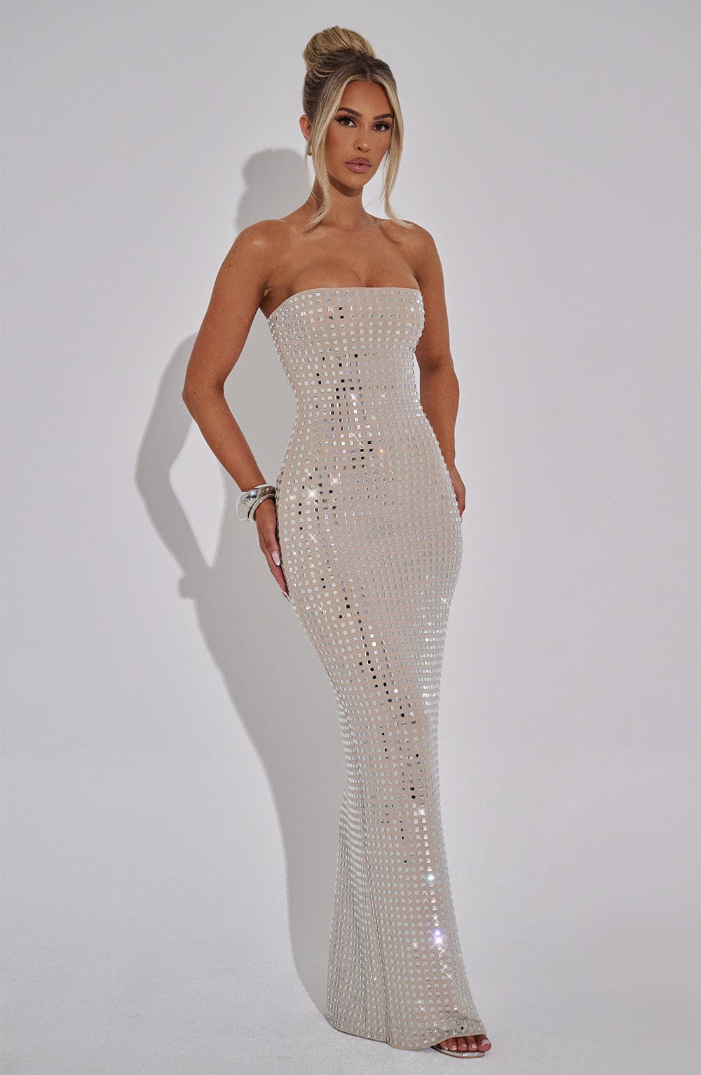 Neriah Maxikleid - Silber
