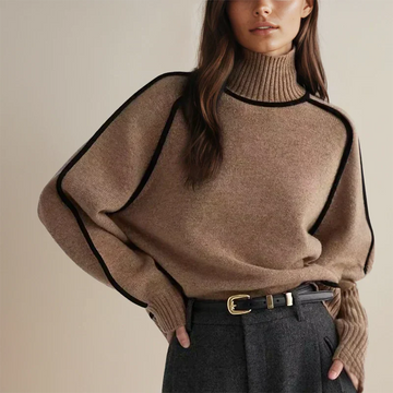 Moderner Rollkragenpullover