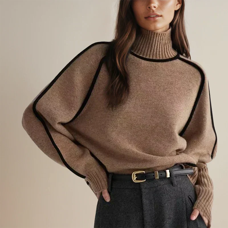 Moderner Rollkragenpullover
