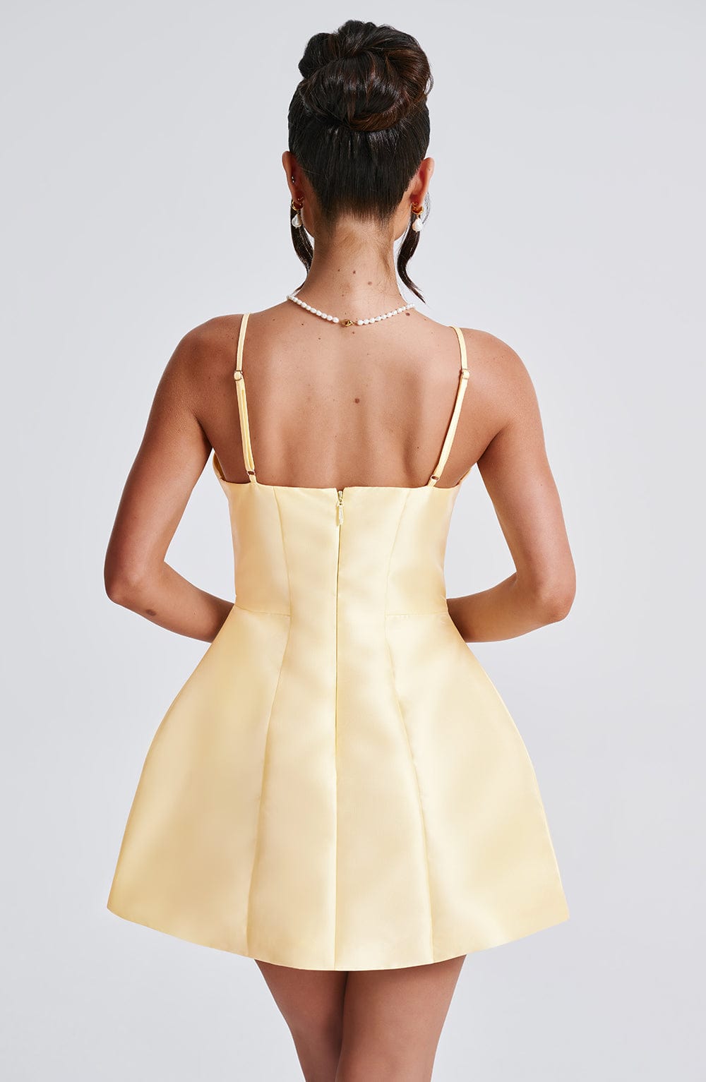 Nicole Mini Elbise - Sarı