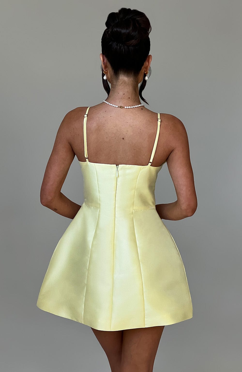 Nicole Mini Elbise - Sarı