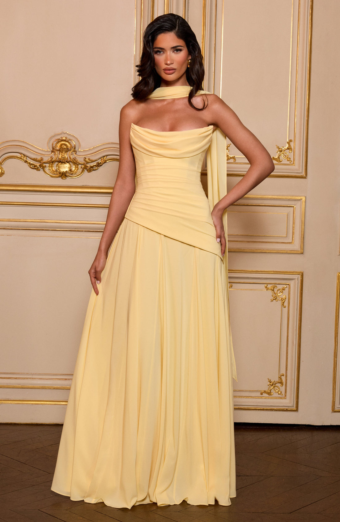 Patricia Maxi Elbise - Limon