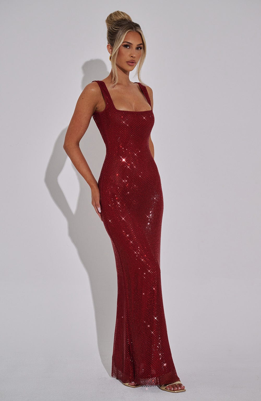 Petra Maxi Dress - Red