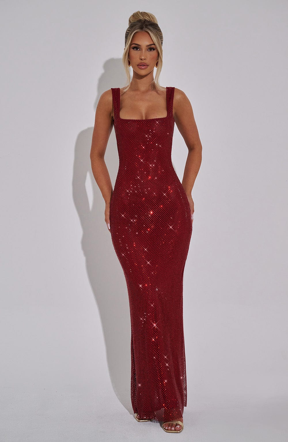 Petra Maxi Dress - Red
