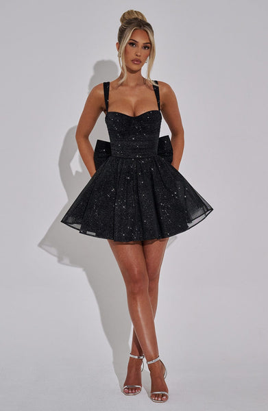 pollie mini dress in black superdown Pollie Mini Dress in Black