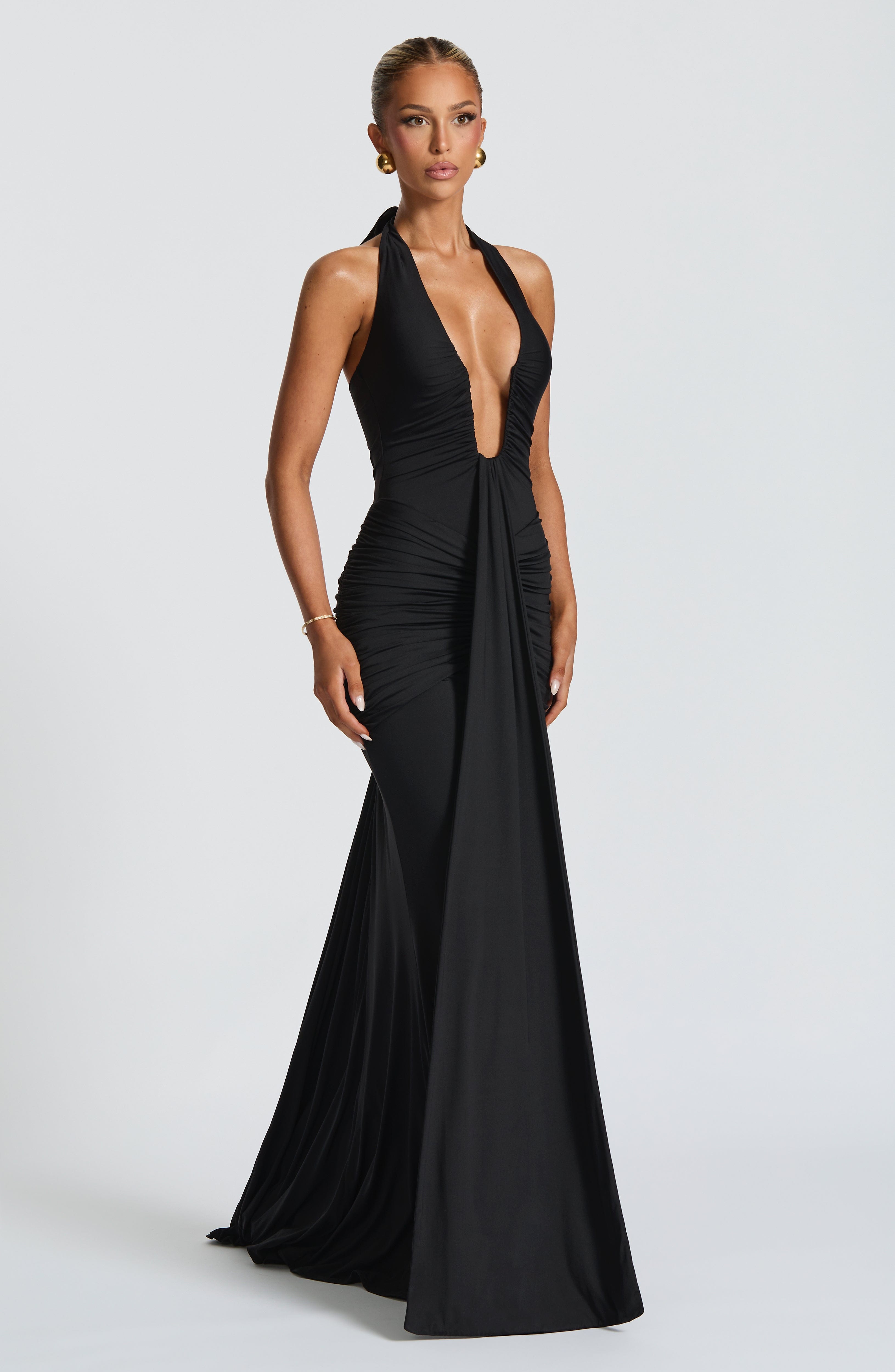 Rosetta Maxikleid - Schwarz