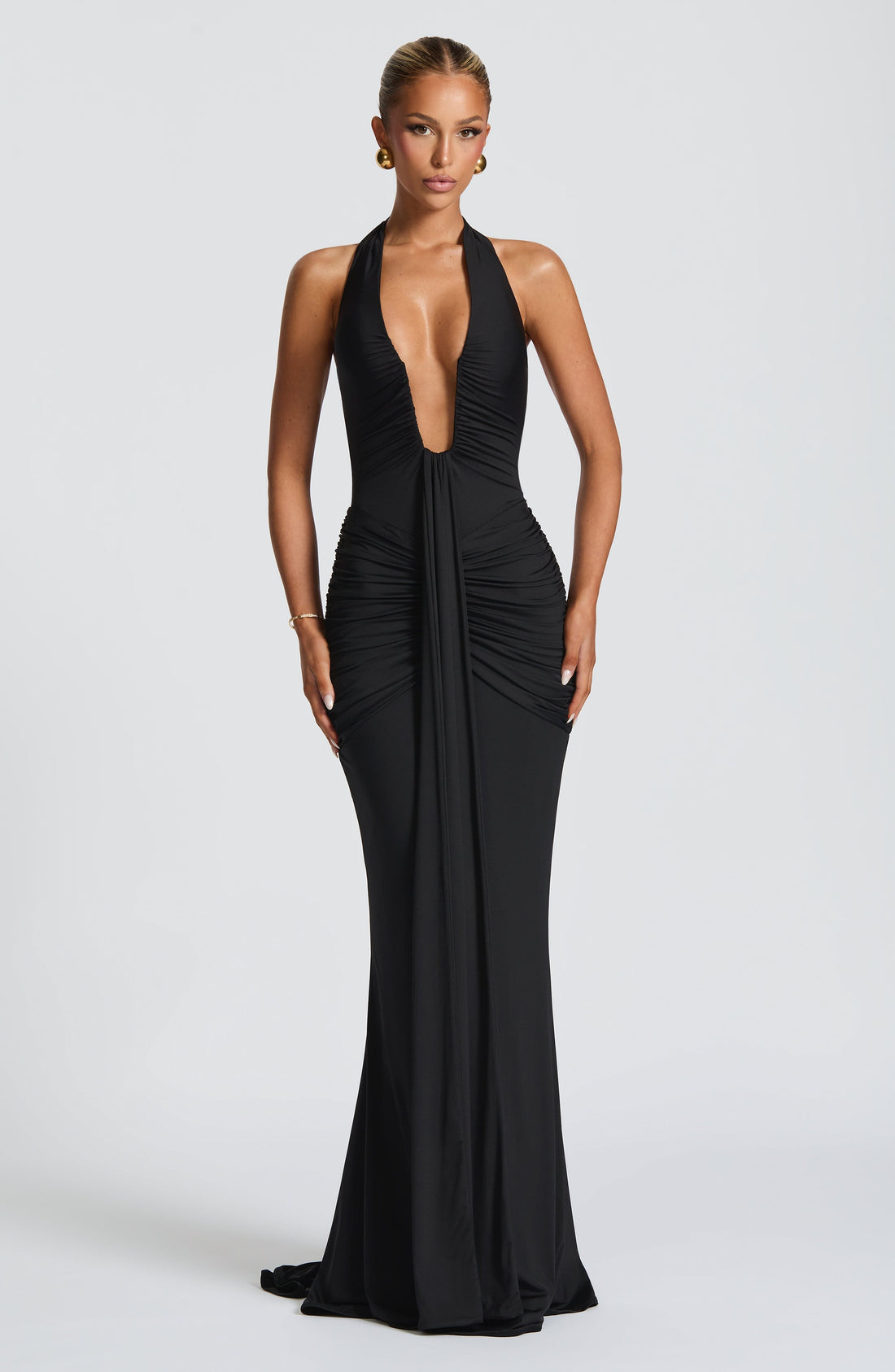 Rosetta Maxikleid - Schwarz