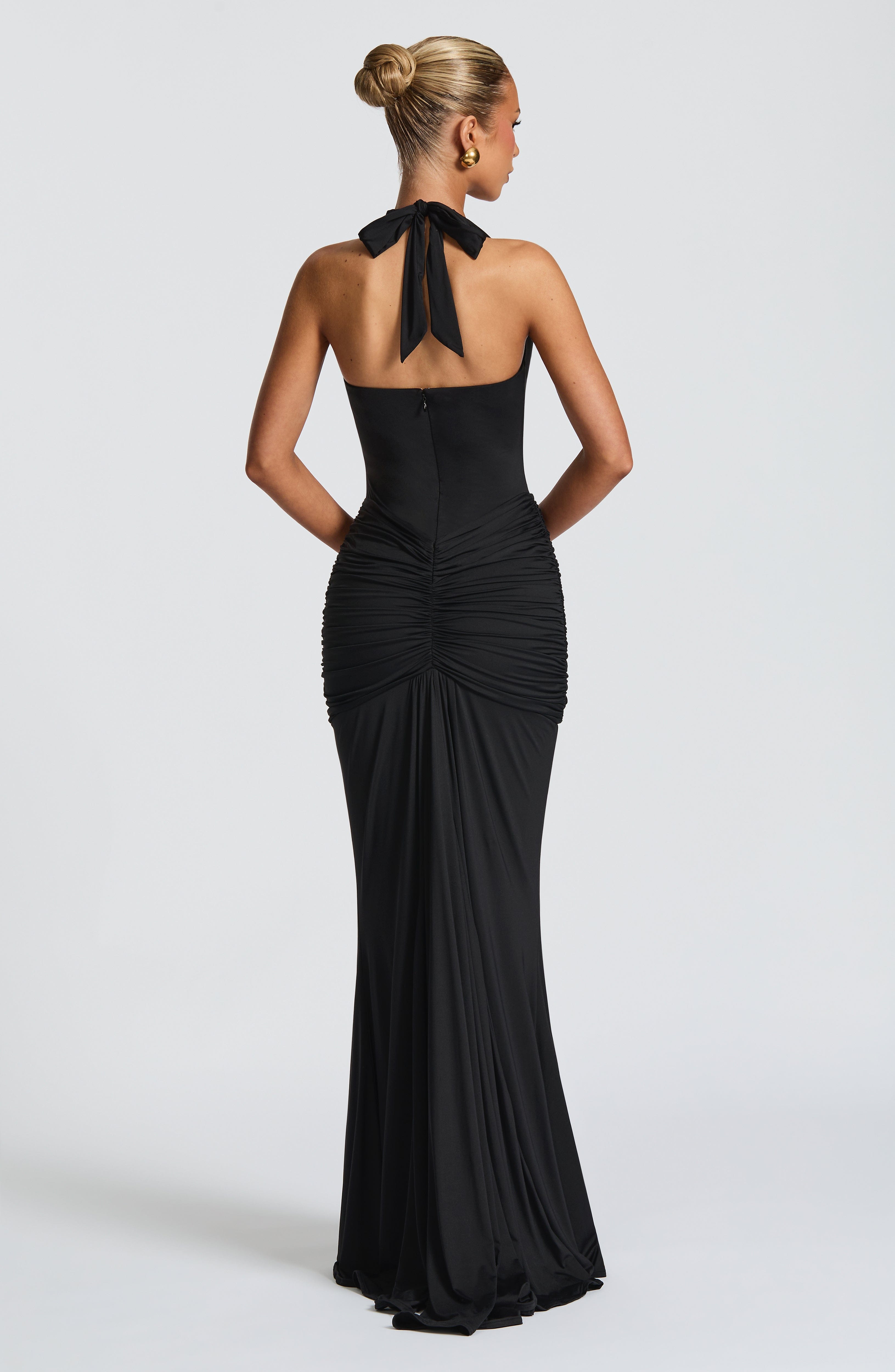 Rosetta Maxikleid - Schwarz