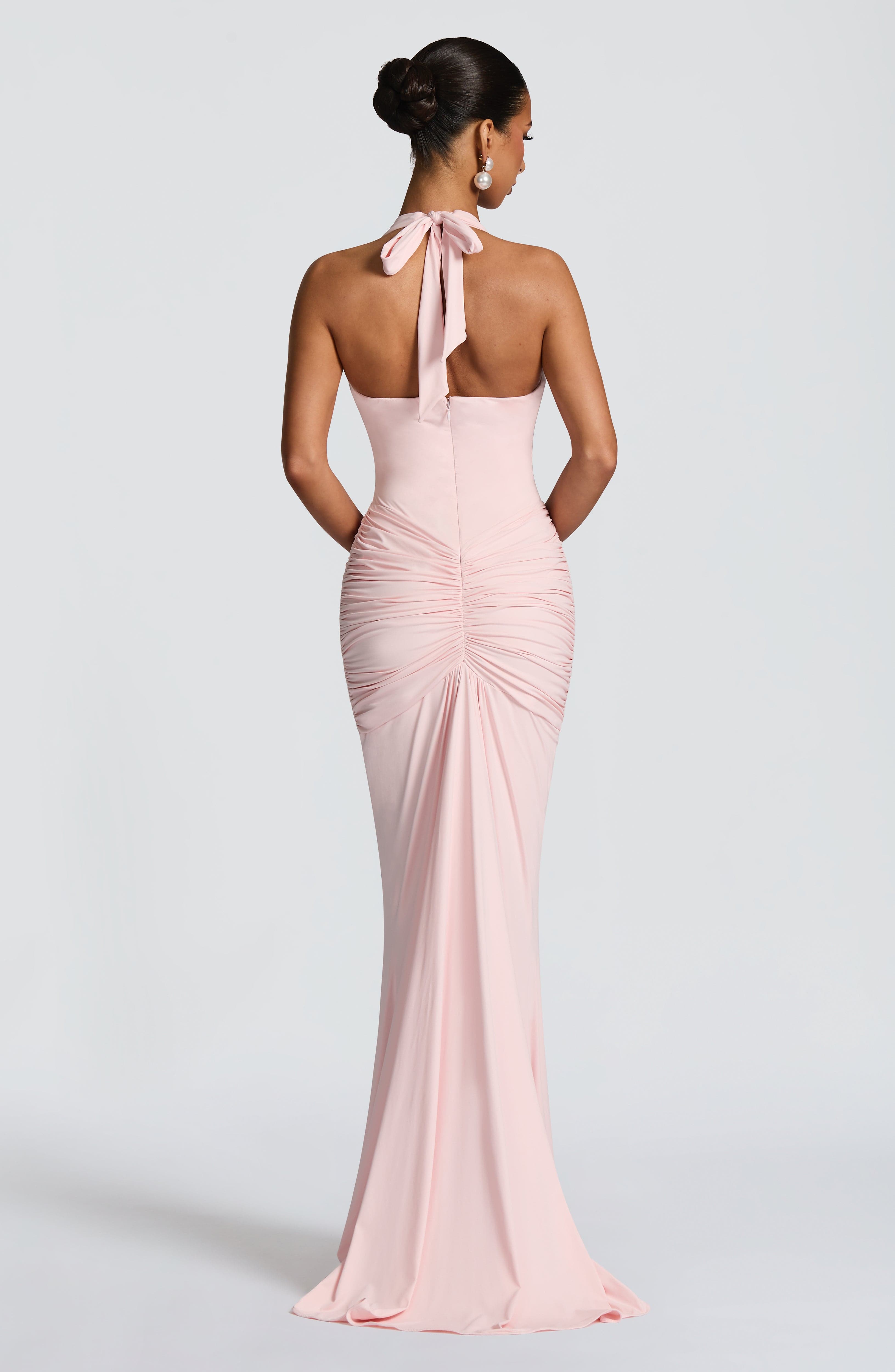 Rosetta Maxi Elbise - Pembe